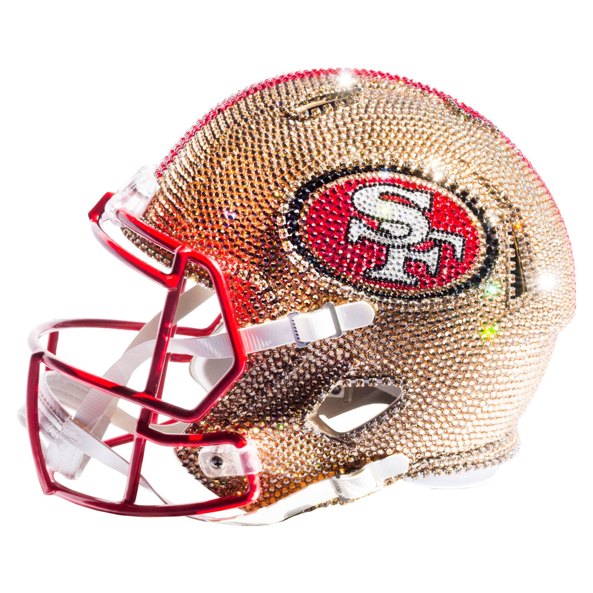 Kansas City Chiefs Swarovski Crystal Large Football Helmet