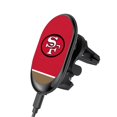thumbnail image 1 of San Francisco 49ers Throwback Wireless Magnetic Car Charger, 1 of 1