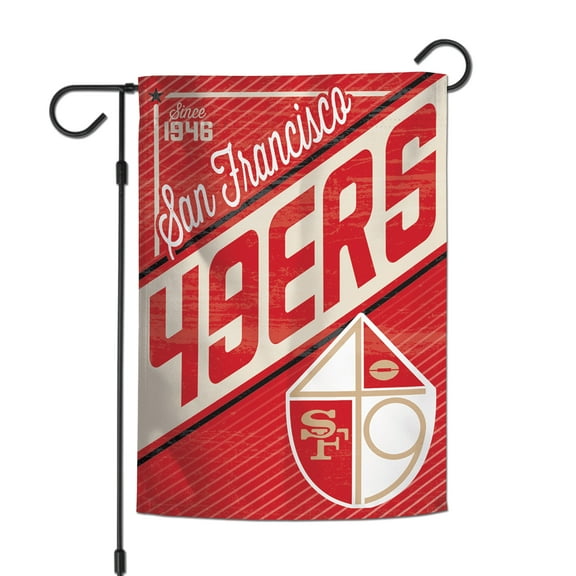 San Francisco 49ers WinCraft 2-Sided 12'' x 18'' Garden Flag