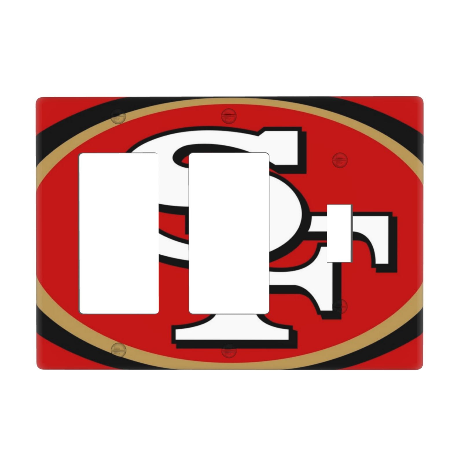 San_Francisco_49ersemblem Triple switch panel