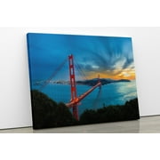 San Francisco Art Golden Gate Panoramic Photo