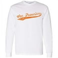 thumbnail image 1 of San Francisco Baseball Script - Hometown Pride, Pitcher Long Sleeve T Shirt - X-Large - White, 1 of 6
