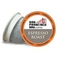thumbnail image 1 of San Francisco Bay Compostable Coffee Pods - Espresso Roast (12 Ct) K Cup Compatible including Keurig 2.0, Dark Roast, 1 of 3