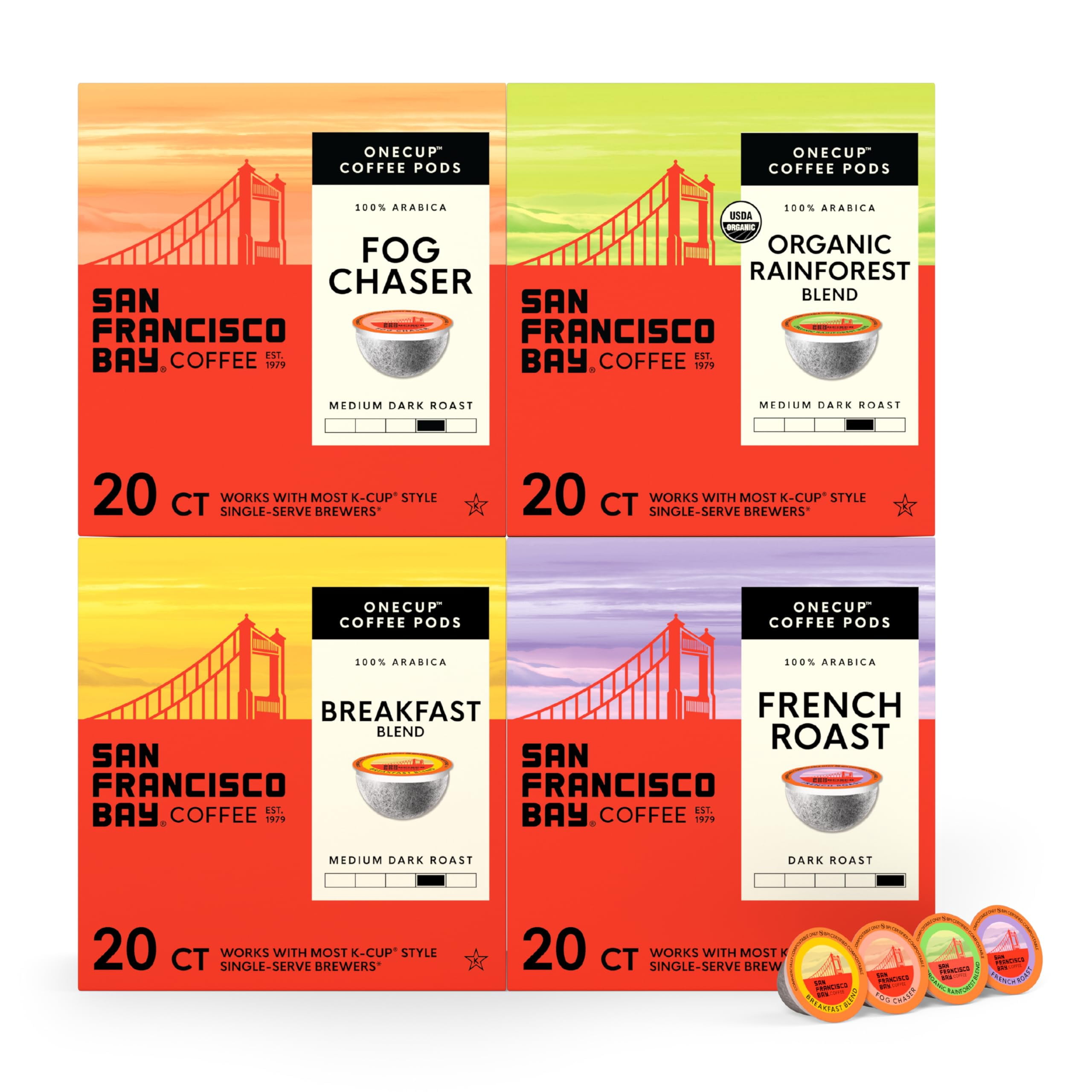 San Francisco Bay Fog Chaser Coffee K Cups