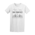 thumbnail image 1 of San Francisco Bridge Drawing T-Shirt Men -Image by Shutterstock, Male x-Large, 1 of 2
