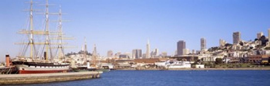 San Francisco CA Canvas Art - Panoramic Images (18 x 6)