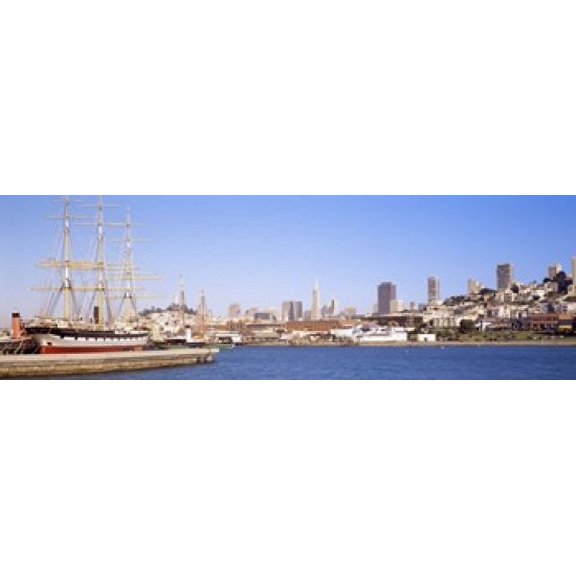 San Francisco CA Canvas Art - Panoramic Images (18 x 6)