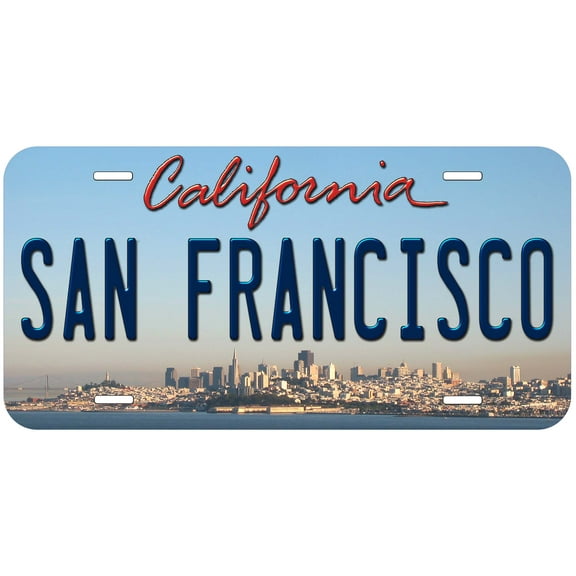 San Francisco CA TAG01 Novelty Car Auto License Plate