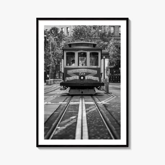 San Francisco Cable Car Fine Art Photo Print, California Wall Art