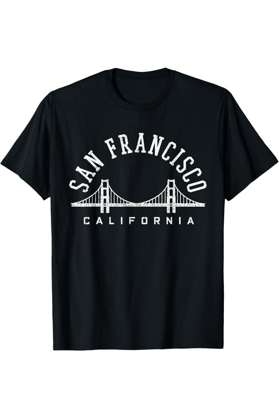 San Francisco California - Golden Gate Bridge Souvenir T-Shirt