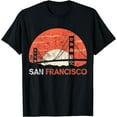 thumbnail image 1 of San Francisco California Golden Gate Bridge T-Shirt Black Large, 1 of 4