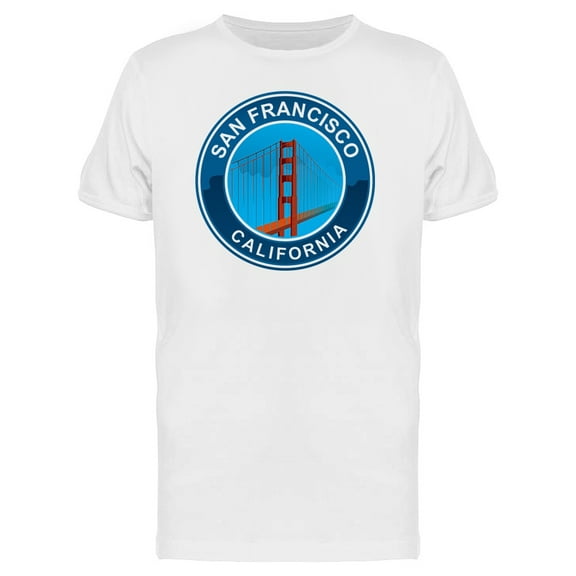 San Francisco California Logo T-Shirt Men -Image by Shutterstock, Male Medium