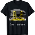 thumbnail image 1 of San Francisco California Skyline Souvenir T-Shirt, 1 of 3