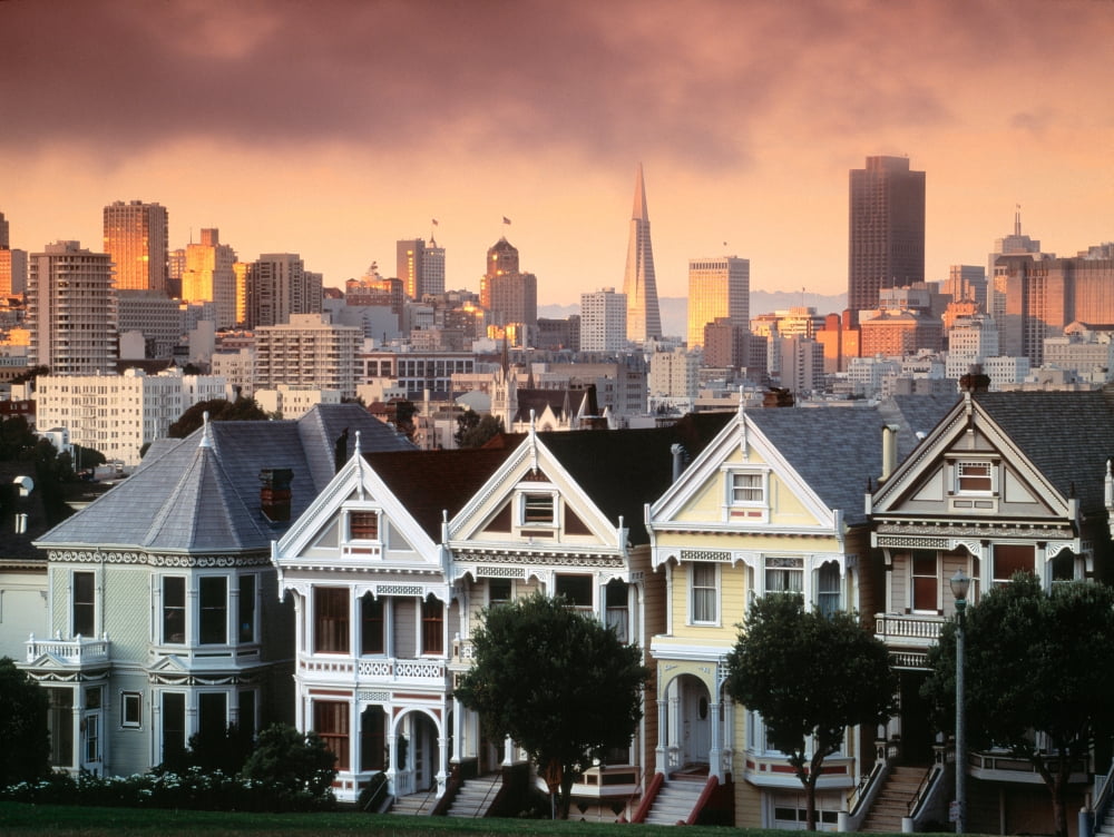 San Francisco California USA Canvas Art - Panoramic Images (12 x 16)