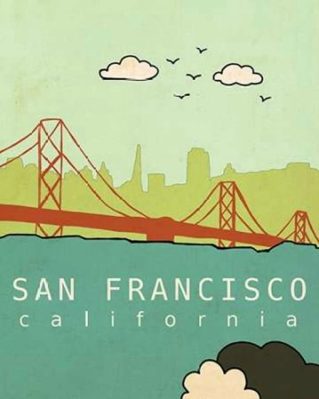 San Francisco Canvas Art - Lisa Barbero (24 x 30)