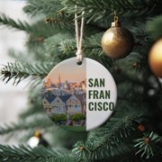 San Francisco Christmas Ornament, San Francisco Gift, San Francisco Travel, Christmas Decor, San Francisco Souvenir mda2J0 San Francisco-52TH34
