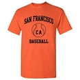 thumbnail image 1 of San Francisco Classic Baseball Arch Basic Cotton T-Shirt - Small - Orange, 1 of 6