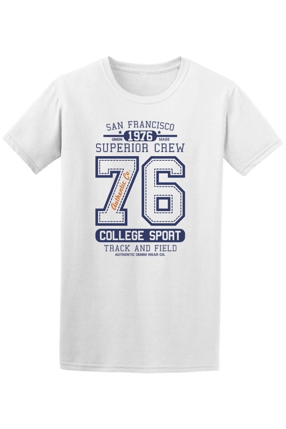 San Francisco Crew College Sport Tee Men's -Image by Shutterstock