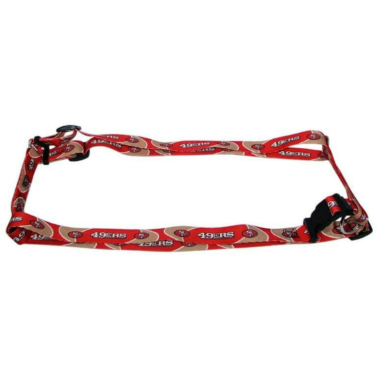 San Francisco Football 49ers Medium 3 4 Inch Wide Adjustable Dog