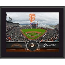 San Francisco Giants 10.5" x 13" Sublimated Team Stadium Plaque