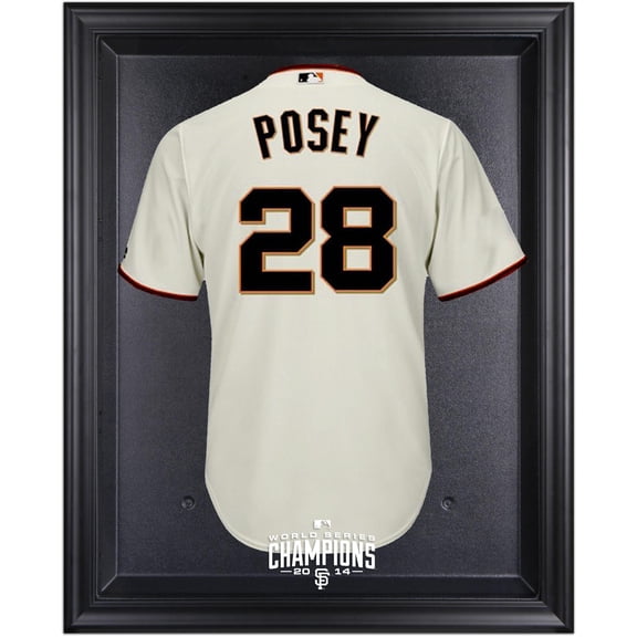 San Francisco Giants 2014 World Series Champions Black Framed Logo Jersey Display Case - Fanatics Authentic Certified