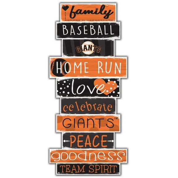 San Francisco Giants 5'' x 24'' Celebrations Stack Sign