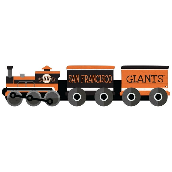 San Francisco Giants 6'' x 24'' Team Train Cutout Sign