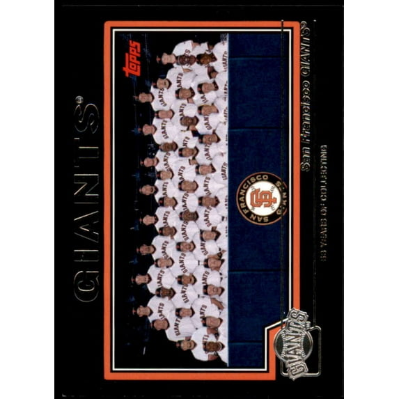 San Francisco Giants Card 2004 Topps Black #662