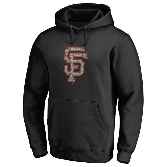 Men's Black San Francisco Giants Static Logo Pullover Hoodie