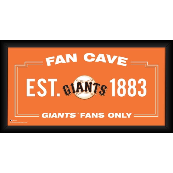 San Francisco Giants Framed 10" x 20" Fan Cave Collage