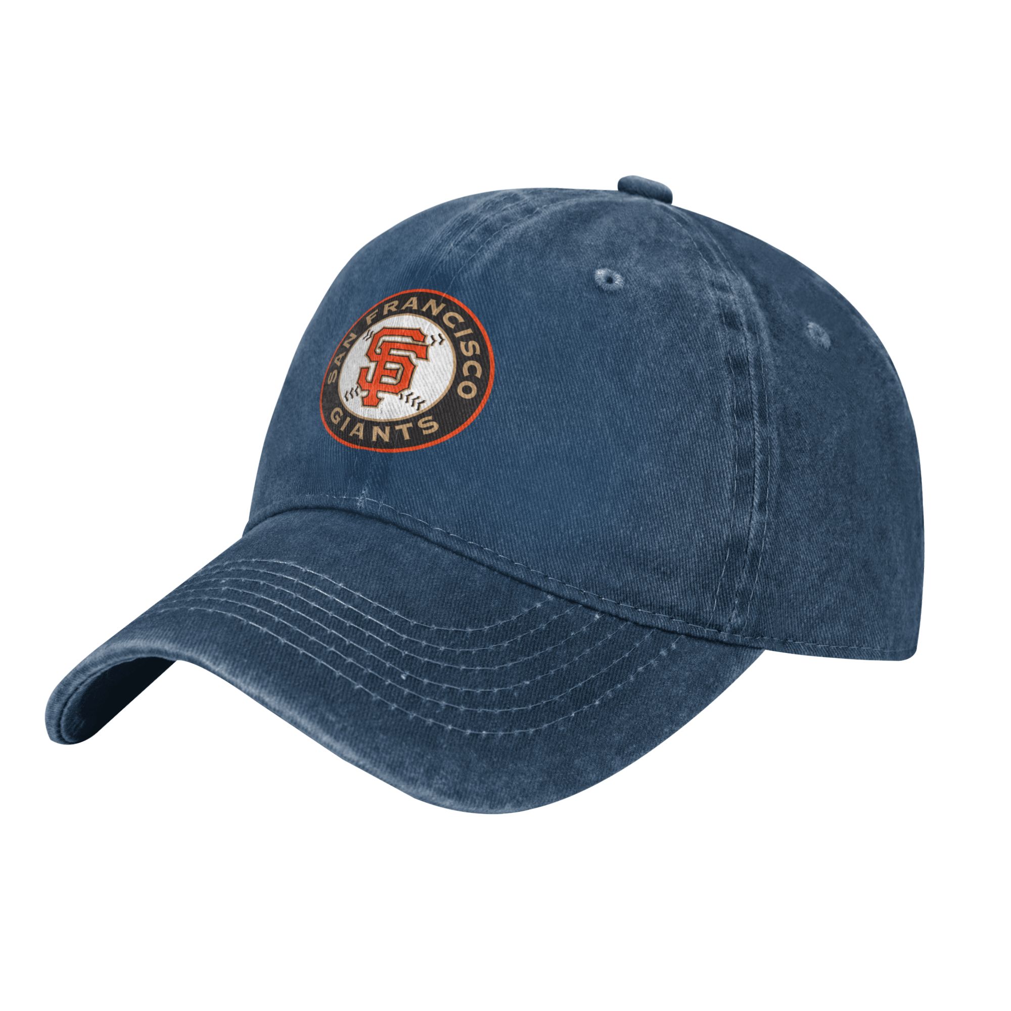 San_Francisco_Giants Hat Cowboy Cap Adjustable Denim Casquette Baseball ...