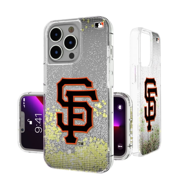San Francisco Giants Linen Logo iPhone Glitter Case