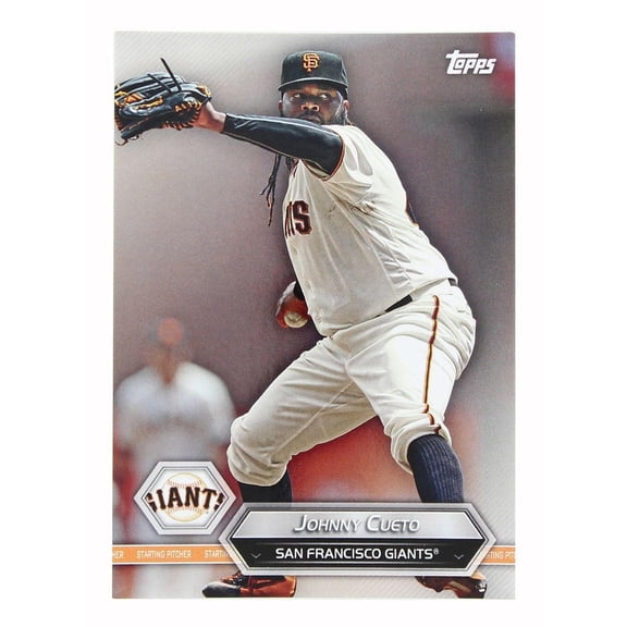 San Francisco Giants MLB Crate Exclusive Topps Card #45 - Johnny Cueto