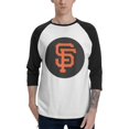 San_Francisco_Giants Men'S Novelty Primary Team Crew Neck Raglan