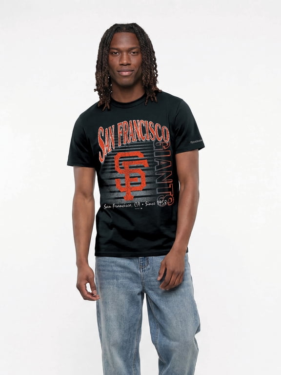 San Francisco Giants Reebok Mens Crew Neck Short Sleeve T-Shirt