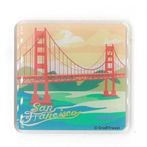San Francisco Golden Gate Acrylic Magnet