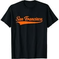 thumbnail image 1 of San Francisco - Hometown Pride - Throwback Design - Classic T-Shirt Black, 1 of 3