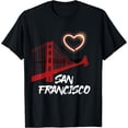 thumbnail image 1 of San Francisco Love Souvenir Women Men T-Shirt Black 3X-Large, 1 of 4