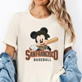 thumbnail image 1 of San Francisco Mickey Mouse Baseball Shirt – Fun Disney Baseball Fan Tee, 1 of 5