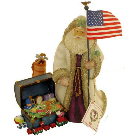 San Francisco Music Box Company - Celebrating The Memories Santa Figurione - "Toyland"