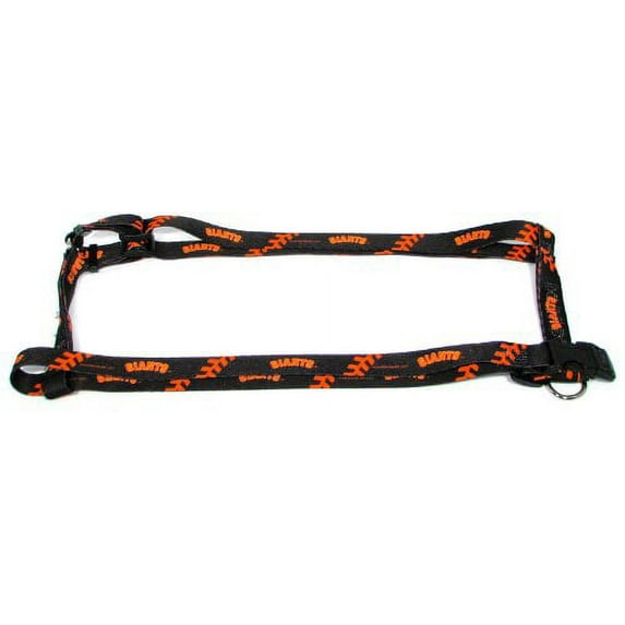 San Francisco Baseball Giant's Extra Small XS 5/8 Inch Adjustable Pet Harness