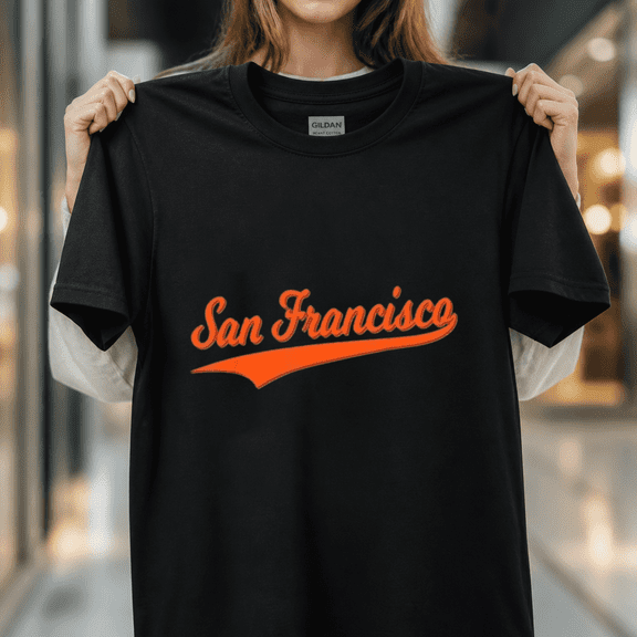 San Francisco SF Varsity Script Vintage Sports Jersey Style Unisex T-Shirt, S - 5XL