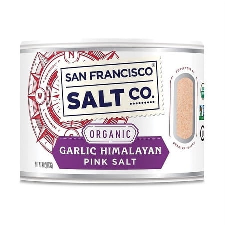 San Francisco Salt Co. Organic Garlic Himalayan Pink Salt