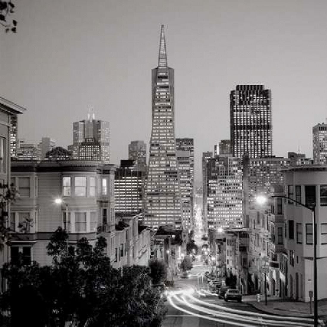 San Francisco Skyline - 1 Canvas Art - Alan Blaustein (24 x 24)