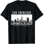 San Francisco Skyline California Pride Vintage San Francisco T-Shirt