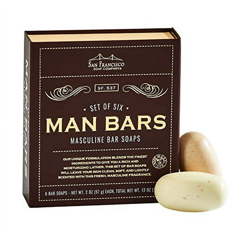 Men's Bar Soaps with Unique Scents