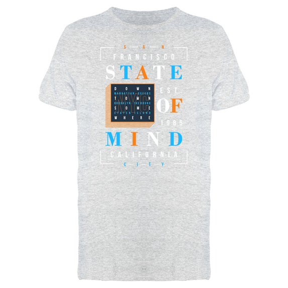San Francisco State Of Mind Logo Tee Men's -Image by Shutterstock