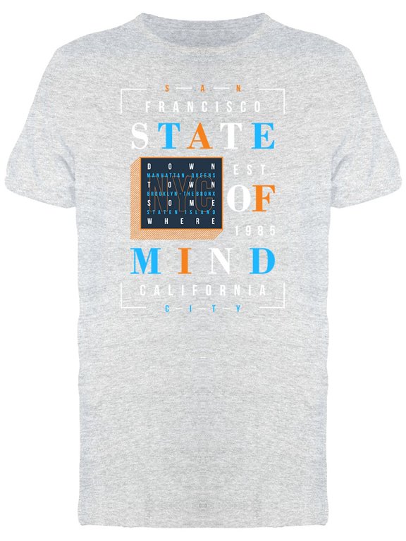 San Francisco State Of Mind Logo Tee Men's -Image by Shutterstock