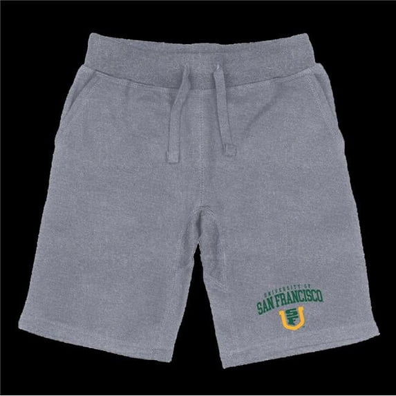 San Francisco State University Dons Seal Shorts, Heather Grey - Small