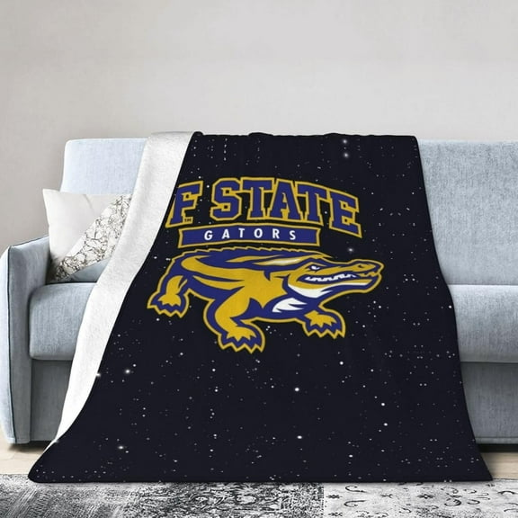San Francisco State University Logo Fleece Blanket, Very Soft Microfiber Flannel Blanket for Couch Warm and Cozy for All Seasons